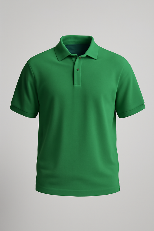 Vibrant Green ONDU Polo T-Shirt | Unisex Cotton-Blend Classic Polo
