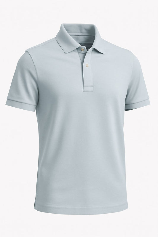 Charcoal Gray ONDU Polo T-Shirt | Unisex Cotton-Blend Classic Polo